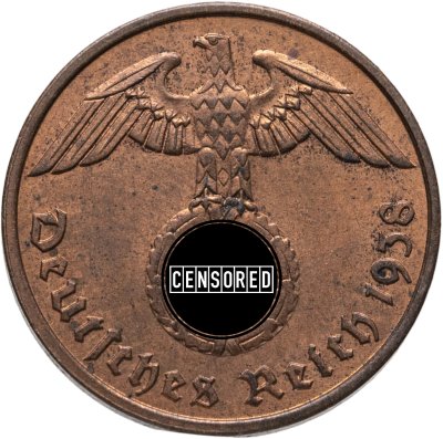 купить Германия, Третий Рейх 2 рейхспфеннига (Reichspfennig) 1938, знак монетного двора: "A" - Берлин
