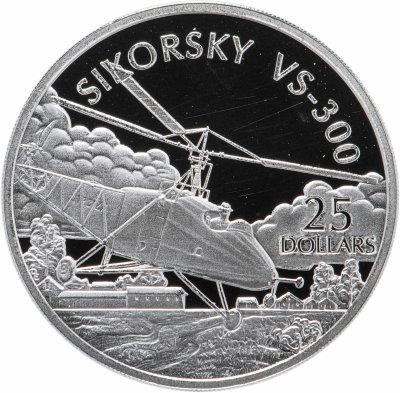 купить Соломоновы острова 25 долларов 2003 "Вертолет Vought-Sikorsky VS-300"