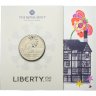 Купить Великобритания 5 фунтов 2025 "150-летие универмага Liberty" в буклете
