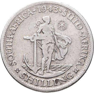 купить ЮАР 1 шиллинг (shilling) 1943