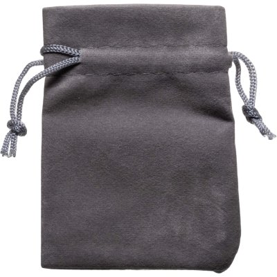 купить Бархатный мешочек 7х9 см, серый