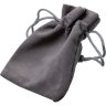 Купить Бархатный мешочек 7х9 см, серый