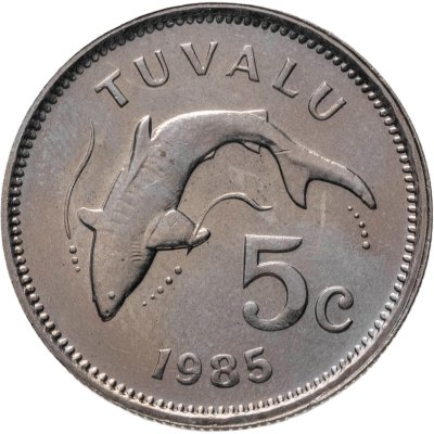 купить Тувалу 5 центов (cents) 1985