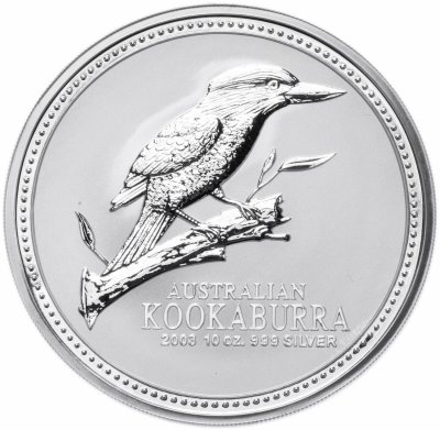 купить Австралия 10 долларов 2003 Кукабарра