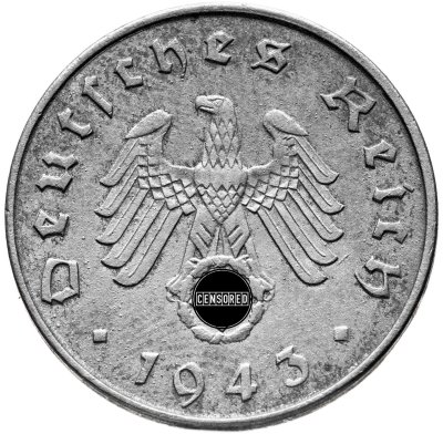 купить Германия, Третий рейх 10 рейхспфеннигов 1943 "A"