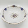 Купить Салатник с цветочным декором и фигурным краем, фарфор, деколь, золочение, Bohemia (Neurohlau), Чехословакия, 1970-1990 гг.