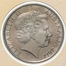 Купить Австралия 20 центов (cents) 2011  Международный год волонтеров, в конверте с марками