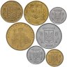 Купить Украина набор 7 монет 1, 2, 5, 10, 25, 50 копеек и 1 гривна 1992-2008