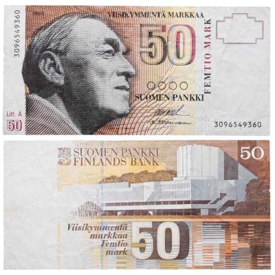 купить Финляндия 50 марок 1986 Литера А