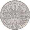 Купить Германия 5 марок 1955 "300 лет со дня рождения Людвига фон Бадена"