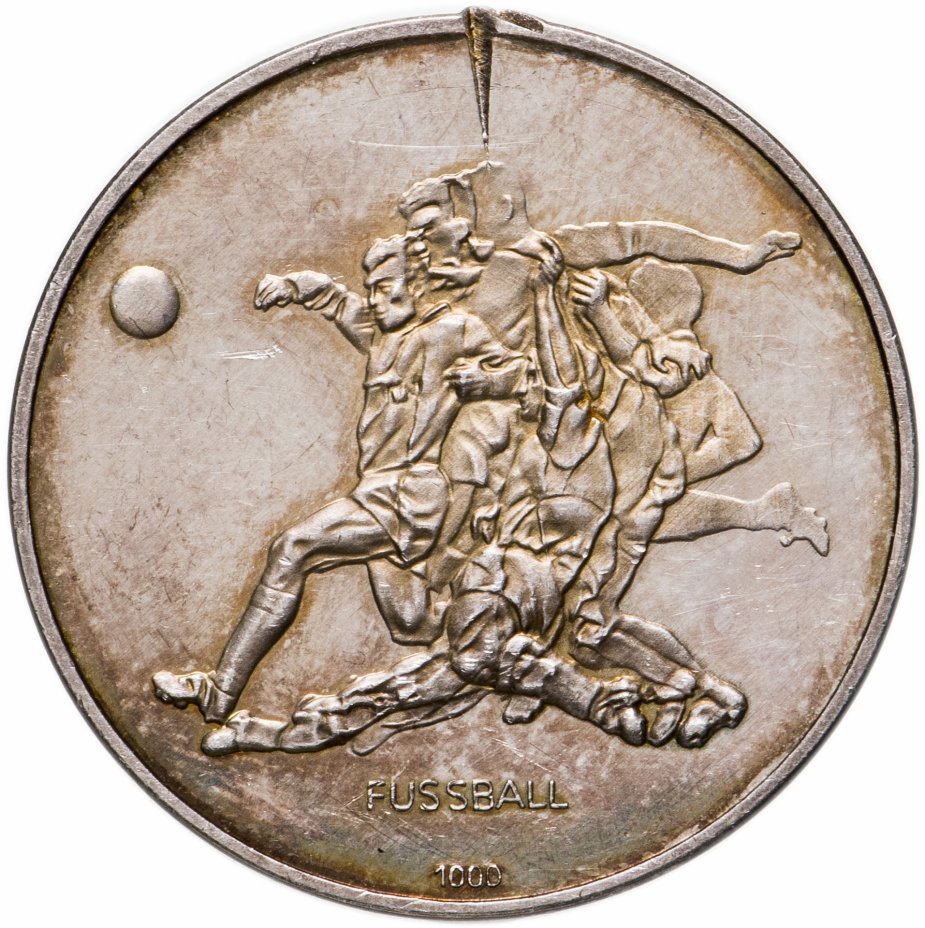 купить Медаль Германия "XX летние Олимпийские игры в Мюнхене -  Футбол"