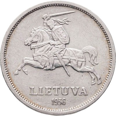 купить Литва 5 лит 1936