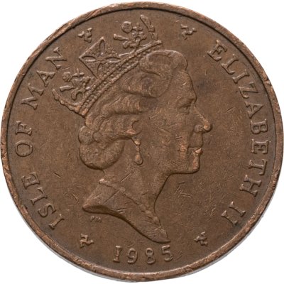 купить Остров Мэн 1 пенни (penny) 1985