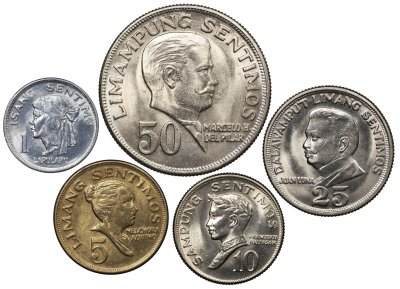 купить Филиппины Набор из 5 монет 1968-1974