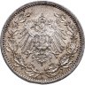 Купить Германия 1/2 марки (mark) 1916 A знак монетного двора: "A" - Берлин, в слабе Монетник.ру MS64