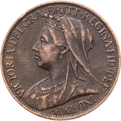 купить Великобритания 1 фартинг (farthing) 1899