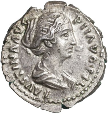 купить Римская империя. Фаустина Младшая [147-175] Денарий. серебро. 149-152 Рим