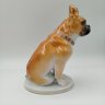 Купить [Раннее клеймо] Статуэтка "Боксёр", скульптор В.С. Драчинская, автор росписи И.И. Ризнич, фарфор, роспись, золочение, Ленинградский фарфоровый завод (ЛФЗ), СССР, 1945-1950 гг.