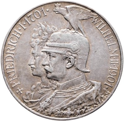 купить Германская империя, Пруссия 5 марок 1901 "200-летие Пруссии"