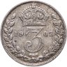 Купить Великобритания 3 пенса (pence) 1902