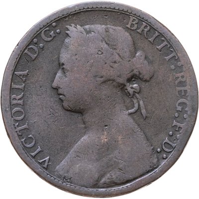 купить Великобритания 1/2 пенни (penny) 1876