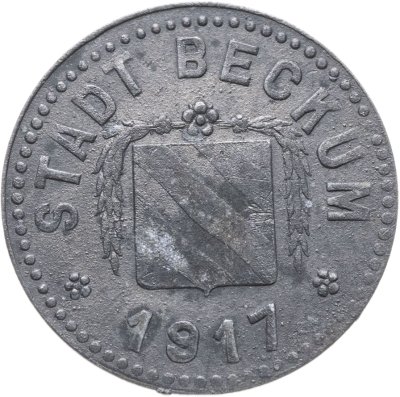 купить Германия, Беккум 10 пфеннигов 1917