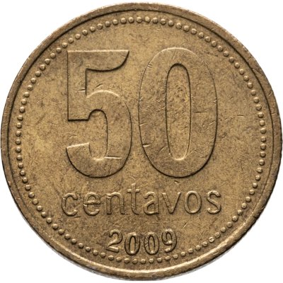 купить Аргентина 50 сентаво 2009