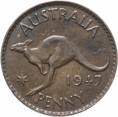 купить Австралия 1 пенни (penny) 1947