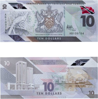 купить Тринидад и Тобаго 10 долларов 2020 (Пластик Pick NL)