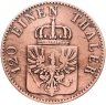 Купить Германия, Пруссия 3 пфеннига  1852