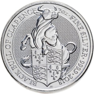 купить Великобритания 5 фунтов 2023 "Звери Тюдоров - Бык Кларенса"