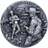 Купить Камерун 2000 франков 2024 "Ковбойская дуэль" в футляре с сертификатом