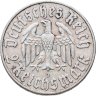 Купить Германия (Третий рейх) 2 рейхсмарки (reichsmark) 1933 J 450 лет со дня рождения Мартина Лютера