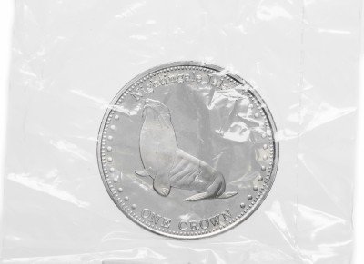 Купить Тристан-да-Кунья 1 крона 2011 "Морской лев", в запайке