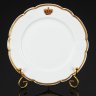 Купить Тарелка с монограммой под королевской короной, фарфор, крытье, роспись, золочение, цировка, Martial Redon, Франция, 1882-1896 гг.