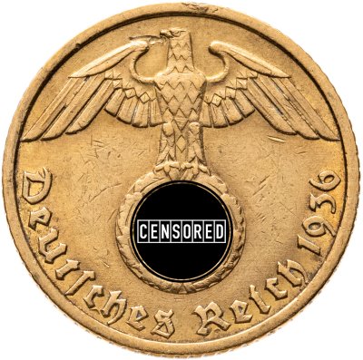 купить Германия, Третий рейх 5 рейхспфеннигов (reichspfennig) 1936