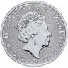 Купить Великобритания 5 фунтов (pounds) 2018 "Звери королевы - Черный бык Кларенса"