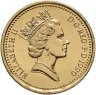 Купить Великобритания 1 фунт (pound) 1990 Лук-порей
