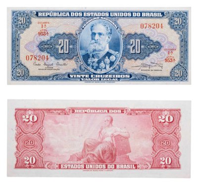 купить Бразилия 20 крузейро 1961-1963 ПРЕСС