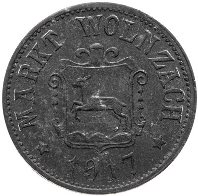 купить Германия, Вольнцах 15 пфеннигов 1917