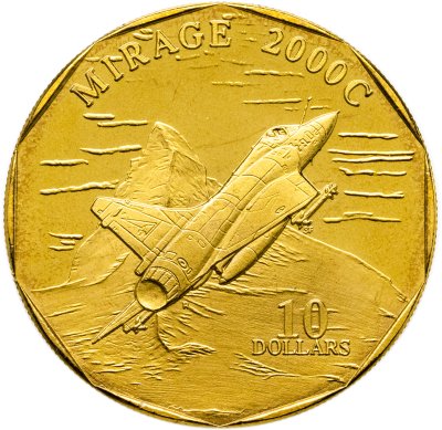 купить Маршалловы острова 10 долларов 1995 «Самолет Mirage 2000C»