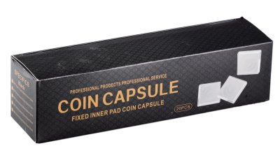 купить Пачка 20 чёрных капсул Квадрокапсул Квадрум QUADRUM 20 шт в упаковке: тип В 17/22/27/32/37 мм ТАСС