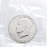 Купить США 1 доллар  1971 S доллар Эйзенхауэра (Лунный доллар) серебро, знак монетного двора "S" - Сан-Франциско в банковской запайке