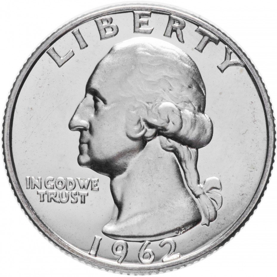 купить США 1/4 доллара (25 центов) 1962