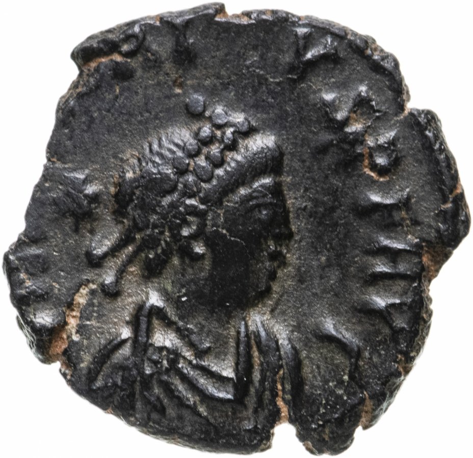 купить Римская империя, Гонорий, Центенионалий,408-423 гг, (Гонорий и Феодосий II стоят лицом к лицу)