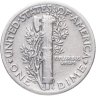 Купить США 10 центов (дайм, one dime) 1938  Mercury Dime Без отметки монетного двора