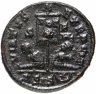 Купить Римская Империя, Лициний II, 317-324 гг, фоллис (реверс: два пленника, между ними штандарт)