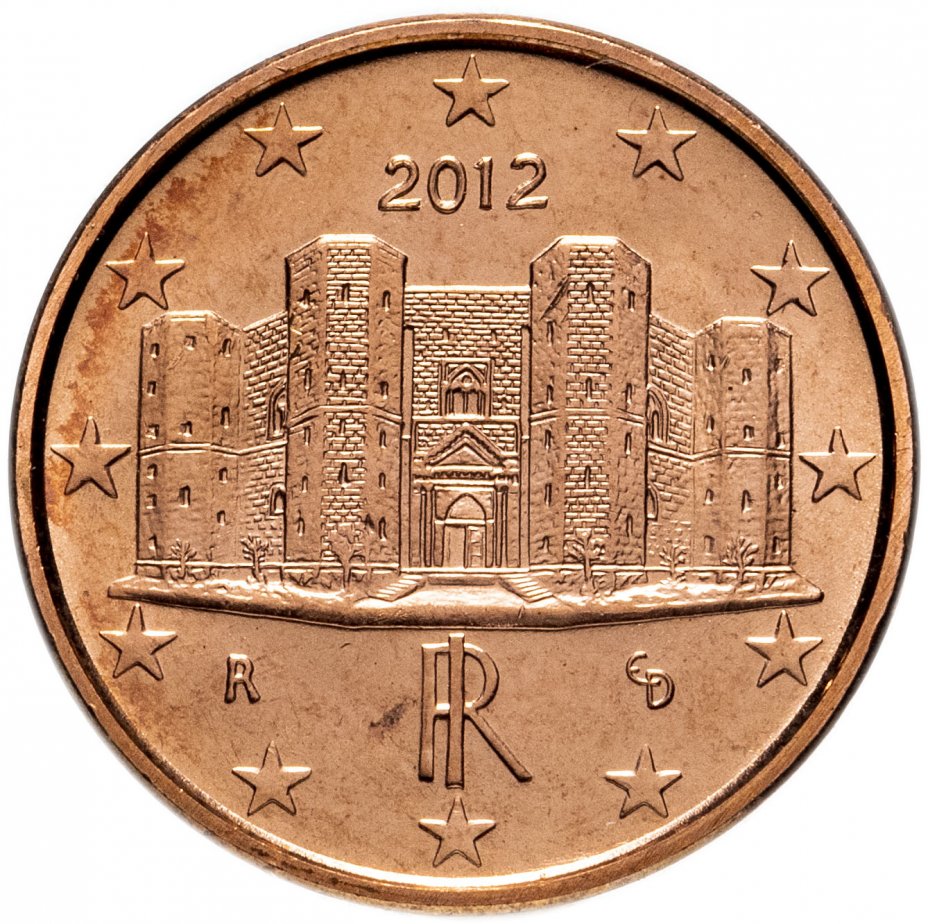 купить Италия 1 цент (cent) 2012