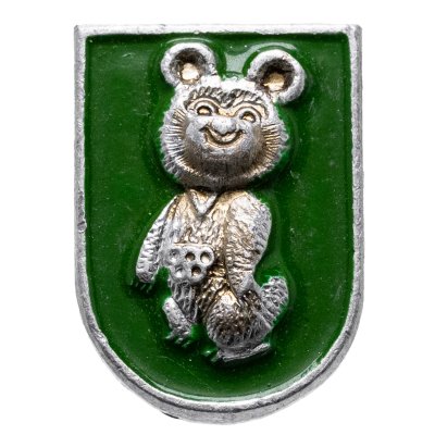 купить Значок Олимпийский мишка Талисман Олимпиада 80