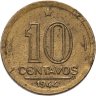 Купить Бразилия 10 сентаво 1944